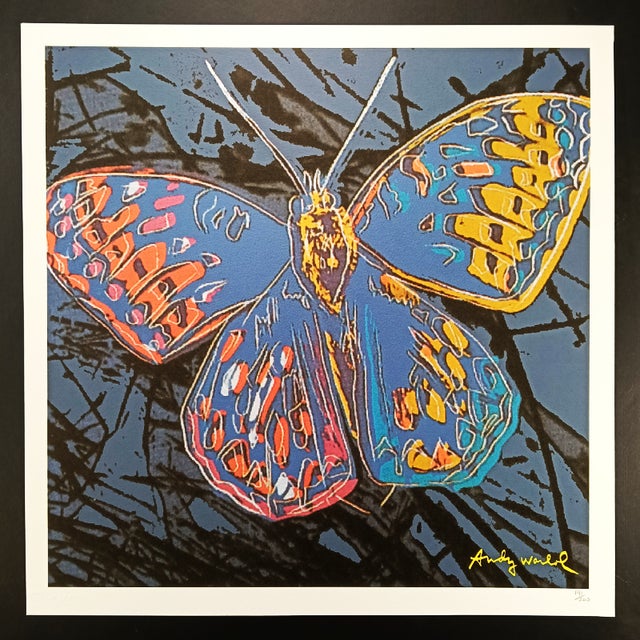 CMOA after Andy Warhol, Butterfly, 1980s, Limited Edition Lithograph For Sale - Image 8 of 8