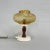 Mid-Century Glass & Wood Table Lamp, Czechoslovakia, 1970s For Sale - Image 3 of 10