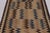 Rug & Kilim Vintage Persian Kilim Runner, Bold Blue and Beige-Brown Chevrons - Rug & Kilim For Sale - Image 4 of 8