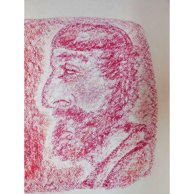 Early 20th Century Anatoli Lvovich Kaplan, Pastel on paper Shtetl Scene For Sale - Image 5 of 5
