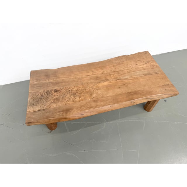 Brutalist Free-Form Coffee Table in Oak, 1950s For Sale - Image 17 of 18