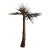 Large 1970s Artist-Made Copper and Brass Palm Tree Wall Sculpture For Sale