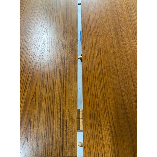 H W Klein for Bramin Mid Century Teak Dining Set - 5 Pieces For Sale In Chicago - Image 6 of 11