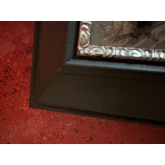 Black 1960s 8 Framed Behind Glass Shadow Box With Venetian Marblized Neoclassical Grand Tour Intaglios For Sale - Image 8 of 10