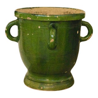 Early 19th Century French Castelnaudary XL Terracotta Planter For Sale