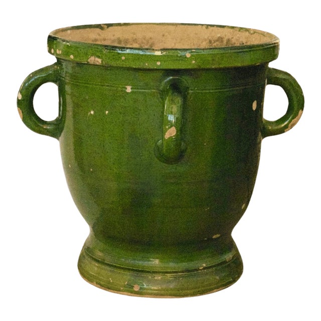 Early 19th Century French Castelnaudary XL Terracotta Planter For Sale