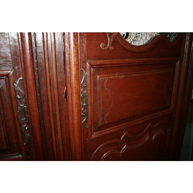 Late 20th Century English Hand Carved Armoire For Sale - Image 4 of 9