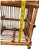 Wood Vintage Bamboo Pagoda Standing Etagere / Bar Display Shelf, Wine Rack, Tiki Display Shelf For Sale - Image 7 of 12