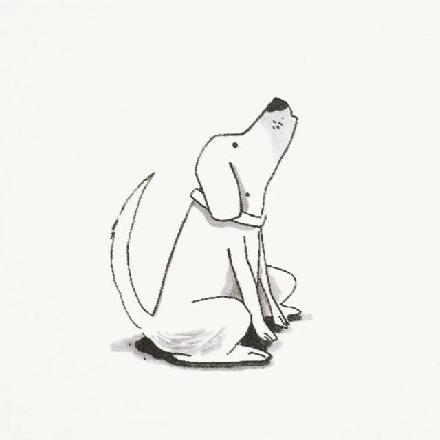 Not Yet Made - Made To Order Schumacher x The New Yorker Good Dogs Everywhere Wallpaper In Black & White For Sale - Image 5 of 7