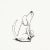 Not Yet Made - Made To Order Schumacher x The New Yorker Good Dogs Everywhere Wallpaper In Black & White For Sale - Image 5 of 7