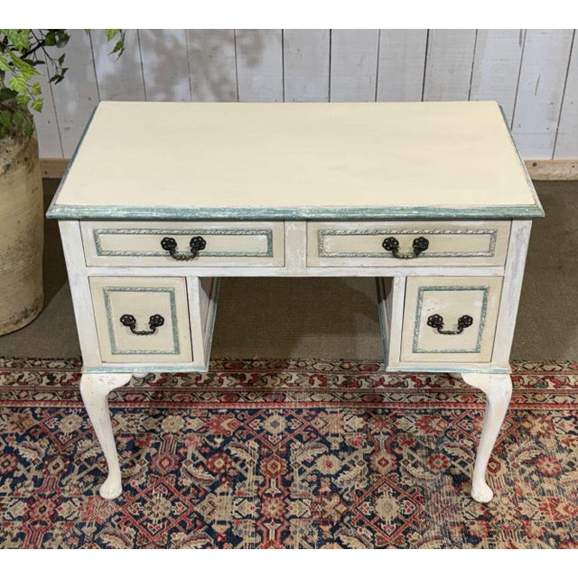 Vintage English Pine Desk, 1950s For Sale - Image 3 of 15