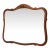 Vintage French Provincial Wall Mirror Large Wood Framed-Hollywood Regency-Vanity For Sale