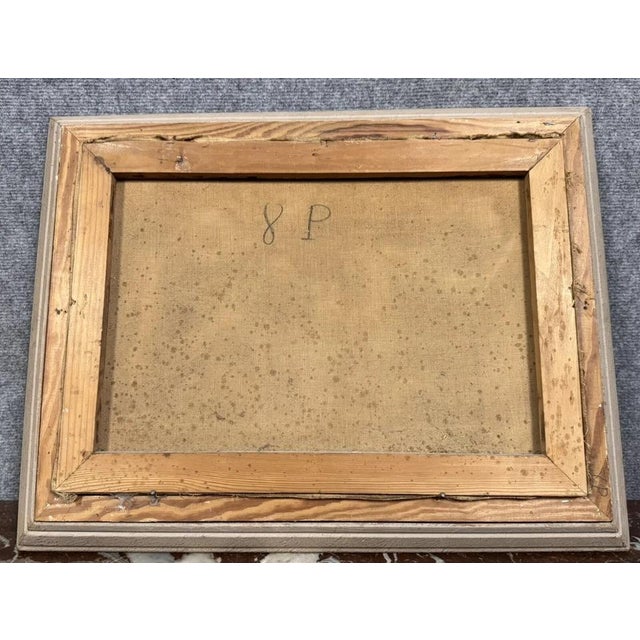 P. Guivalot, Lively Rural Landscape, 1956, Oil on Canvas, Framed For Sale - Image 9 of 10