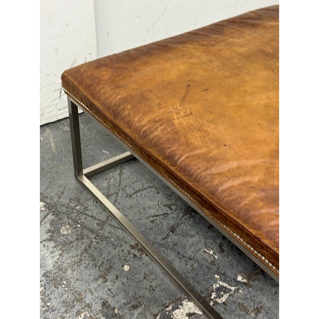Mitchell Gold + Bob Williams Duncan Ottoman For Sale - Image 12 of 12