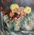 Nicolai Cikovsky, Large Modernist Oil Painting Wild Flowers in Vase WPA Artist Nicolai Cikovsky For Sale - Image 13 of 18