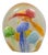 Aquarium Sculpture with Jellyfish in Murano Glass, 1970s For Sale