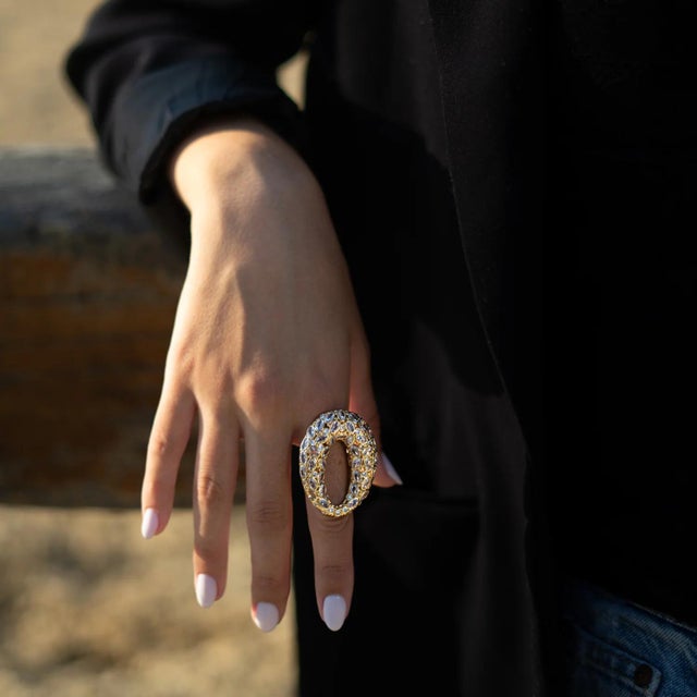 Bring brilliance and bold elegance into your jewelry collection with the Celestial Radiance Swarovski Crystal Chunky...