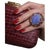 Bochic “Orient” Vintage Chalcedony & Multi Gem Cocktail Ring - 18K Gold & Silver For Sale - Image 4 of 7