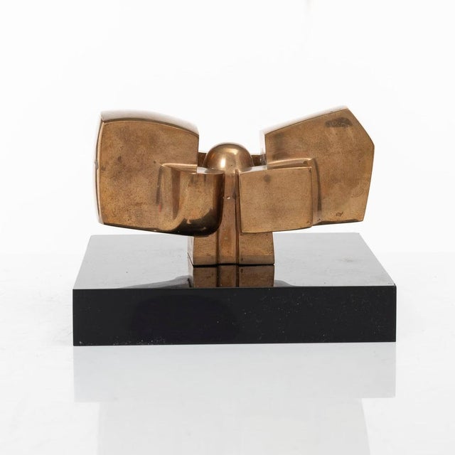 Brutalist José Luis Sanchez, Abstract Sculpture, 1970s, Bronze For Sale - Image 3 of 6