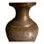 Vintage Aged Brass Urn Vase With Raised Silver and Copper Inlay – Hand-Damascened, Islamic Style, 12” For Sale - Image 4 of 5