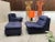 German Modular Lounge Chairs and Ottoman Set, 1960s, Set of 3 For Sale - Image 11 of 18