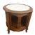 1950s Set of Walnut French Provincial Round Cabinets With Inlaid Marble Tops For Sale In Charlotte - Image 6 of 11