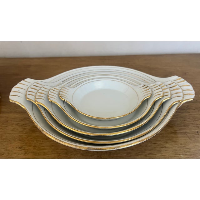 French French Nesting Bowl by Louis Louriou-Set of 5 For Sale - Image 3 of 9