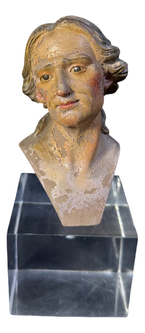 Head of a Neapolitan Nativity Scene Puppet, Late 18th Century