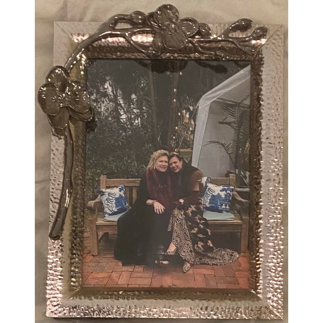 Michael Aram Black Orchid Photo Frame Signed on back sticker. From the Black Orchid Collection by Michael Aram, this frame...