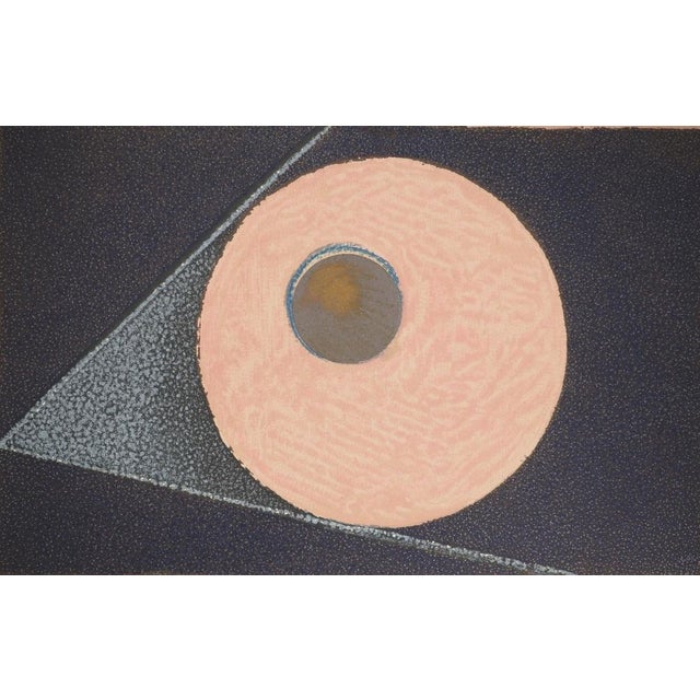 Max ernst(1891-1976) geometric bird, 1969 original lithograph (mourlot workshop) unsigned on arches vellum 46.5 x 38.5 cm...