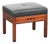Ottoman in Black Cowhide Leather from Schuitema For Sale
