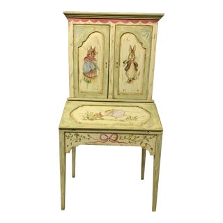 1980s Peter Rabbit Desk With Bookcase For Sale