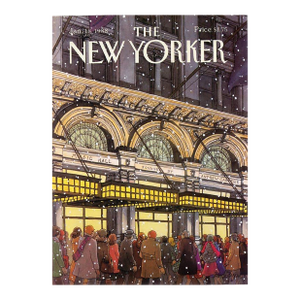 1988 Vintage New Yorker Magazine Cover, January 18, Roxie Munro Cover Art, Carnegie Hall