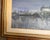 Blue Mid-Century Night Landscape of Fantasy Albany New York Skyline For Sale - Image 8 of 12
