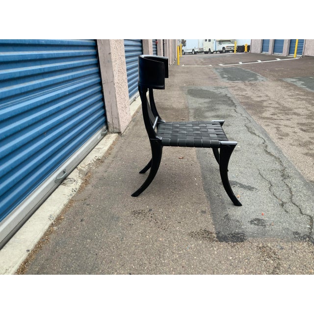 1990s Vintage Klismos Chair For Sale In San Diego - Image 6 of 9