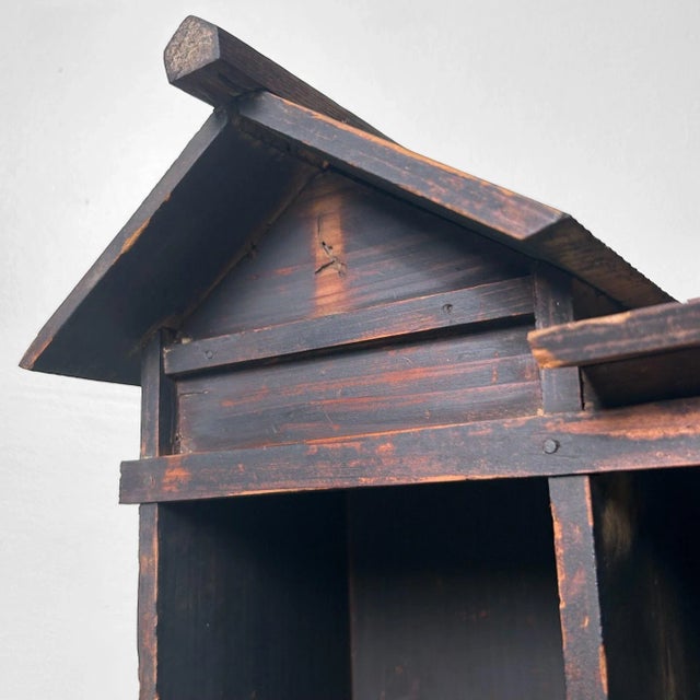 Contemporary Antique Japanese Kamidana Antique Shinto Wooden Shrine, 1890s For Sale - Image 3 of 10