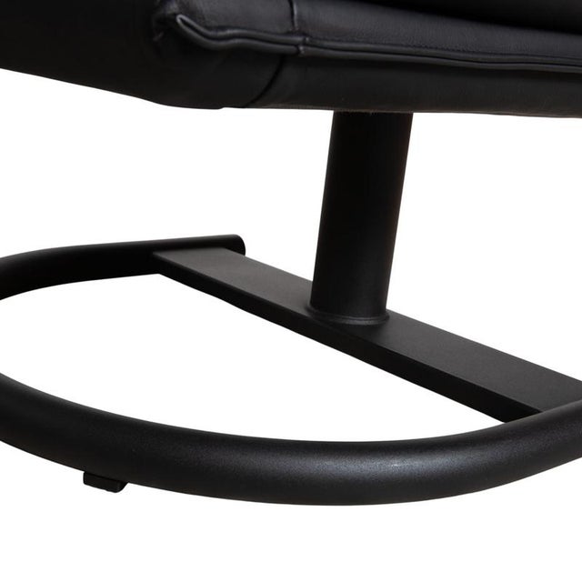 Black Leather BMP 418 Stool from Rolf Benz For Sale - Image 5 of 13
