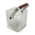 Metal Vintage 1960s Mid Century Modern Original Hoya Japan Ice Bucket, Crystal Glass Icy Cube For Sale - Image 7 of 7