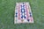 1980s Rustic Blue Flamestich Kilim For Sale - Image 4 of 7