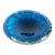 1970s Maltese Blue Mouth-Blown Glass Bowl For Sale
