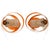 Metal Vintage Orange Table Lamps in Molded Metal, 1960s, Set of 2 For Sale - Image 7 of 11