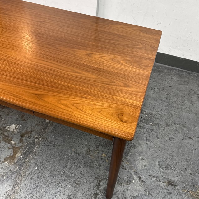 Thomas Jenkins & Sverre Uhnger for Design Within Reach Edel Walnut Table For Sale - Image 11 of 12