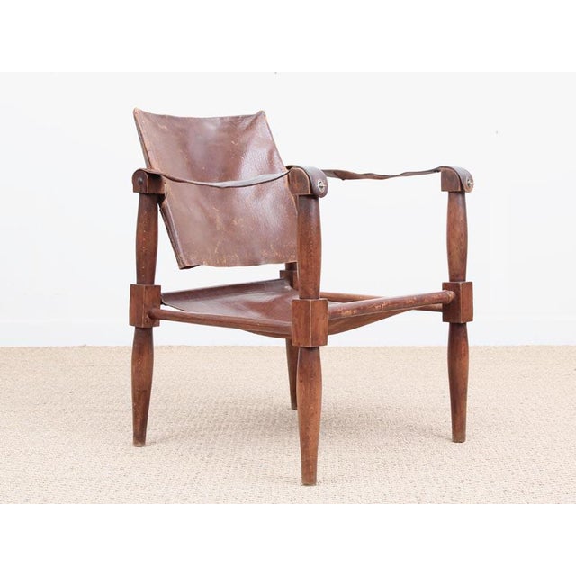 Set of Safari Chairs in Beech, 1940s For Sale - Image 4 of 18