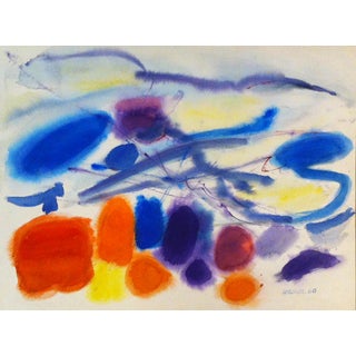 Untitled Watercolor by Clay Walker For Sale