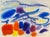 Untitled Watercolor by Clay Walker For Sale