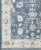 Shabby Chic Turkish Oushak Rug in Blue Background by Keivan Woven Arts 10'5 X 13'4 For Sale - Image 3 of 9