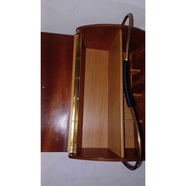 Black Sewing Box, 1970s For Sale - Image 8 of 15