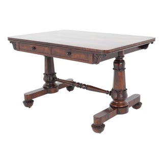 William IV Library Desk, 1800s For Sale