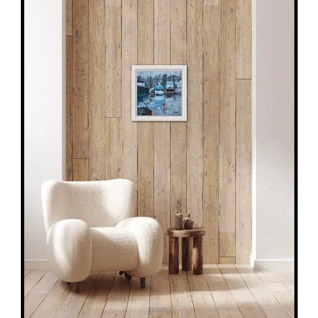 Noyo Harbor Fog — Contemporary Seascape Oil Painting For Sale In Reno/Lake Tahoe - Image 6 of 6