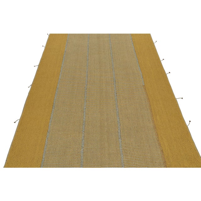 Handwoven in wool, a 9x12 Kilim from a bold new line of contemporary flatweaves by Rug & Kilim. On the Design: Connoting a...